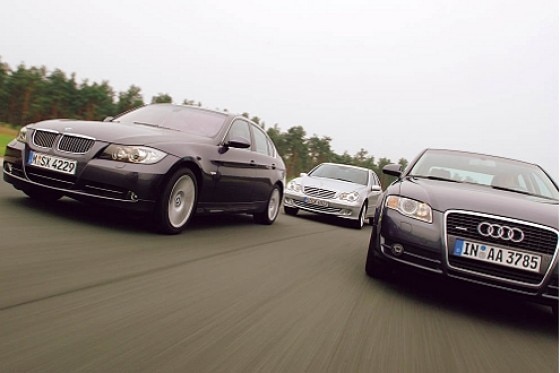 Drei Sportlimousinen im Vergleich