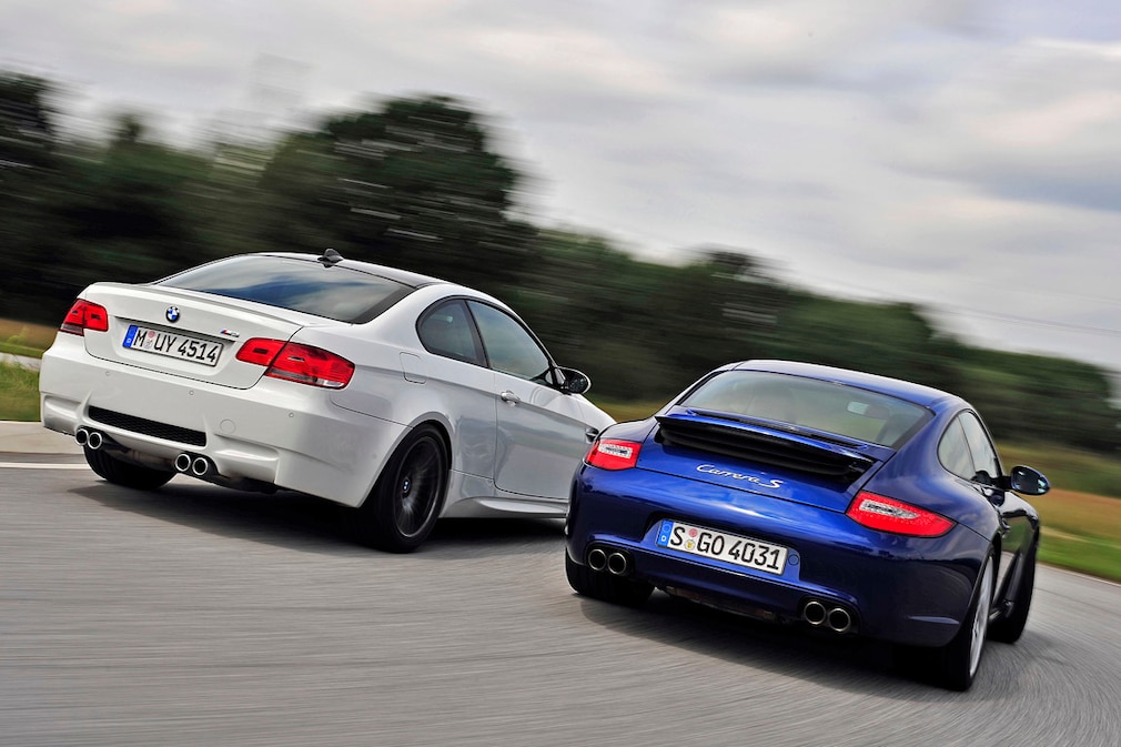 BMW M3 Coupé DKG Porsche 911 Carrera S