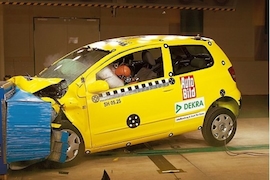 Crashtest VW Fox
