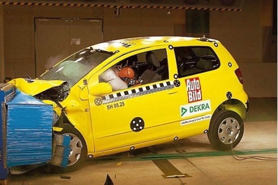Crashtest VW Fox