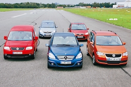 Test Vans mit Gasantrieb