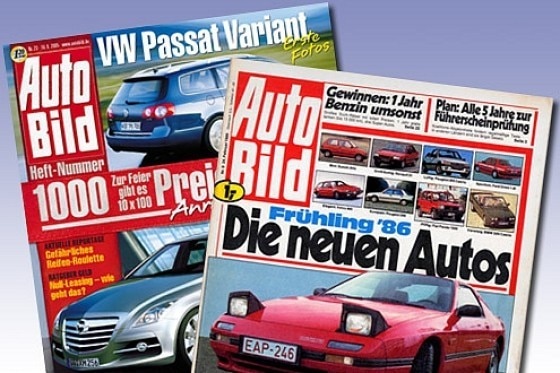 Die 1000. Ausgabe von AUTO BILD