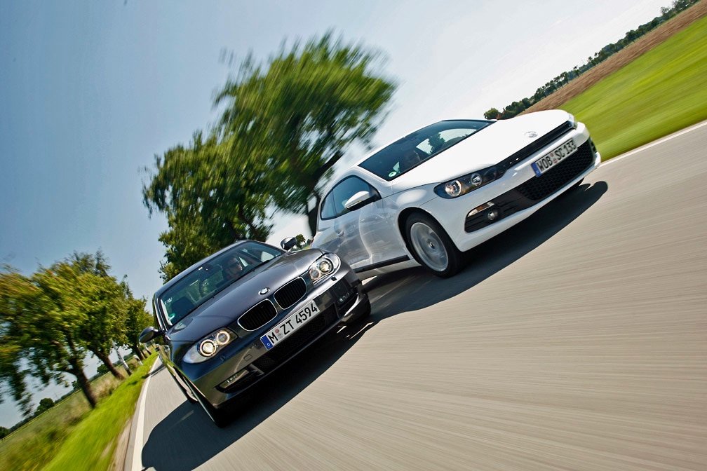 BMW 125i Coupe VW Scirocco 2.0 TSI