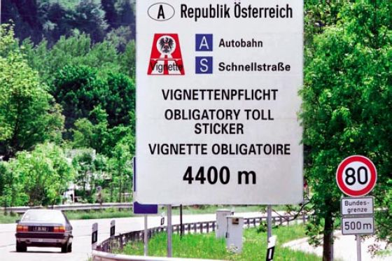 Österreich hat nach Druck der EU Kurzzeit-Vignetten eingeführt.