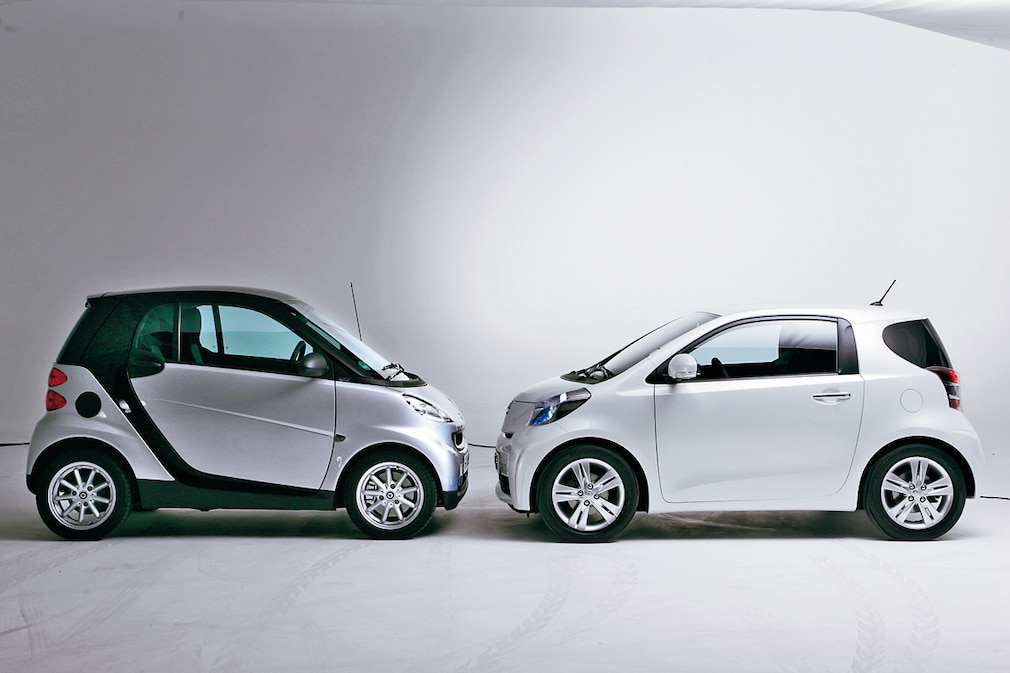 Toyota IQ und Smart fortwo