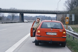 Panne auf der Autobahn