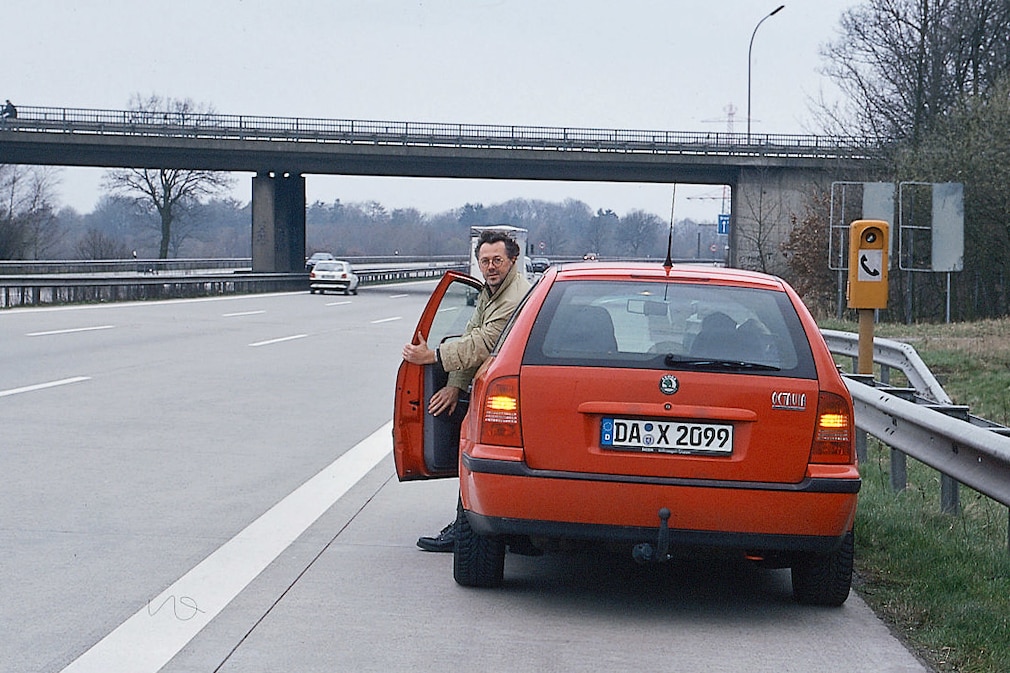 Panne auf der Autobahn