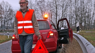 Ratgeber Sicherheit - Panne im Dunkeln