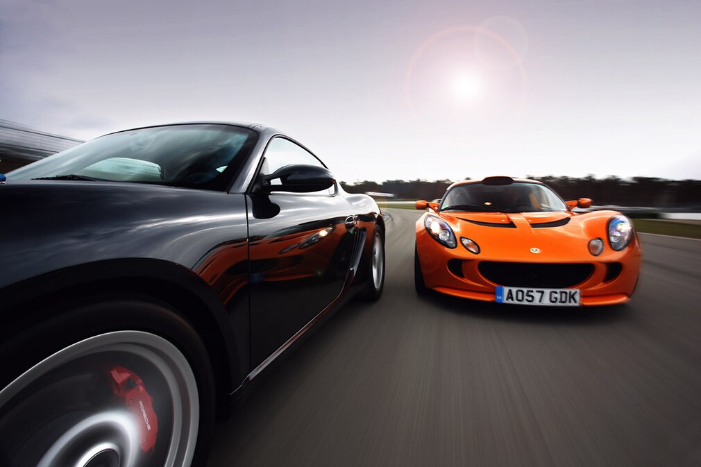 Porsche Cayman S Lotus Exige S Performance