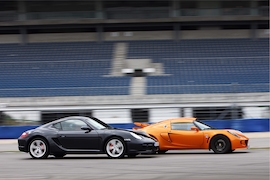 Porsche Cayman S Lotus Exige S Performance