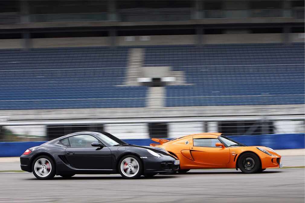 Porsche Cayman S Lotus Exige S Performance