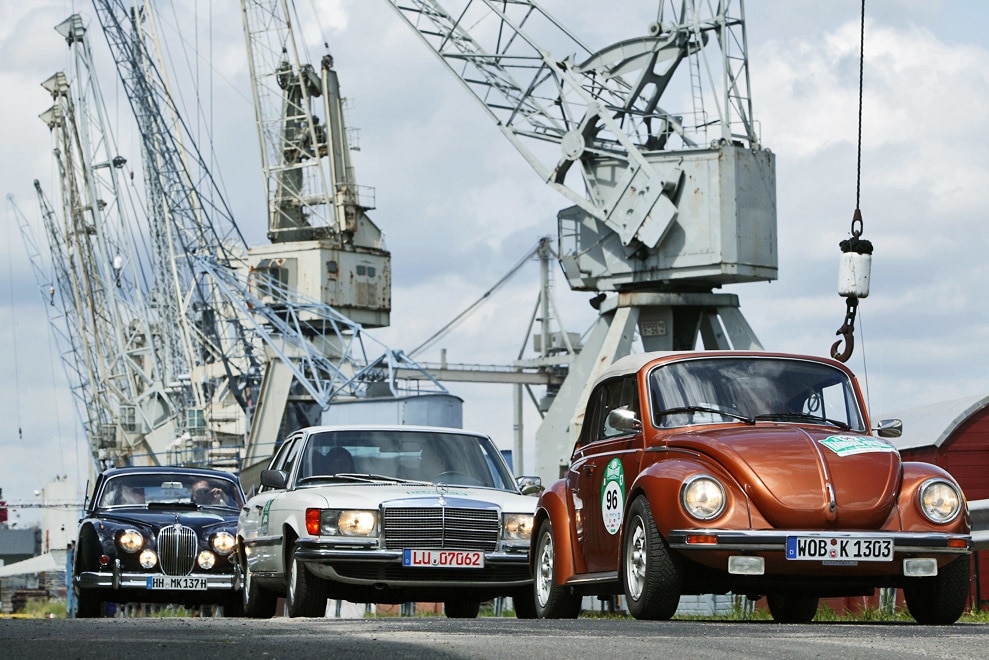 Jaguar MK2 Mercedes 280 SE Volkswagen VW Käfer Cabrio 1303
