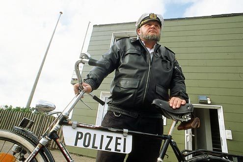 Polizist auf Helgoland