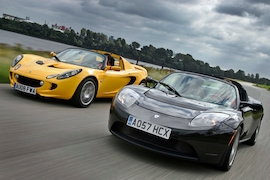 Lotus Elise SC Tesla Roadster