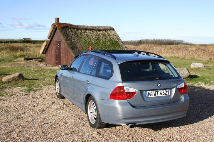 BMW 320i Touring Dänemark Hütte