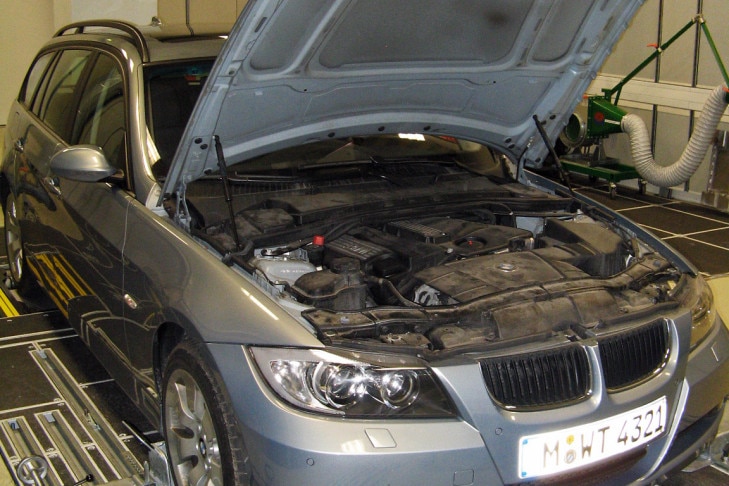 BMW 320i Touring Prüfstand
