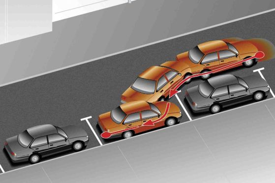 Kleine Blessuren vermeiden unsichere Fahrer beim Einparken mit dem Einparkassistent.