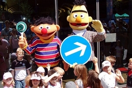 Sicherheitstraining mit der Sesamstraße