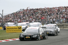 DTM 2008, Brands Hatch, Scheider Audi A4 vor di Resta Mercedes C-Klasse