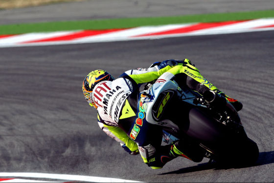 Motorrad WM 2008, Misano/Italien, MotoGP-Klasse, Valentino Rossi, Fiat Yamaha