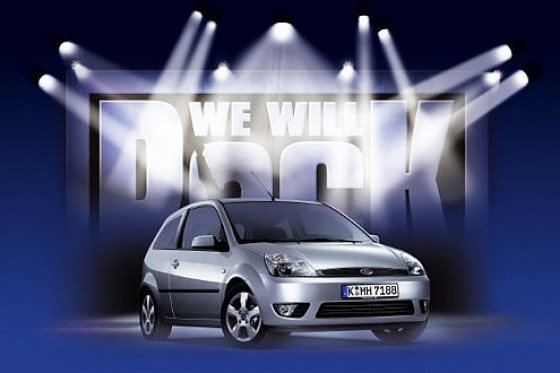 Ford Fiesta "We will rock you"