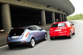 Audi A3 1.8 TFSI Sportback Attraction, Lancia Delta 1.4 T-Jet Oro