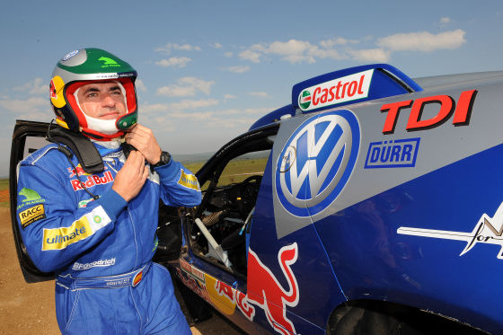Touareg-Pilot Carlos Sainz rechnet mit einem Kampf um wenige Sekunden.