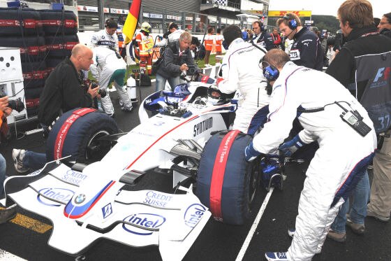 Formel 1 GP von Belgien 2008, Nick Heidfeld Sauber-BMW