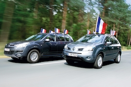 Vergleich Citroën C-Crosser 2.2 HDi/Renault Koleos 2.0 dCi