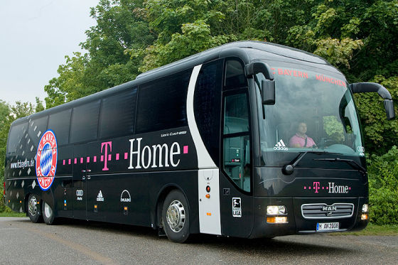 Mannschaftsbus FC Bayern München