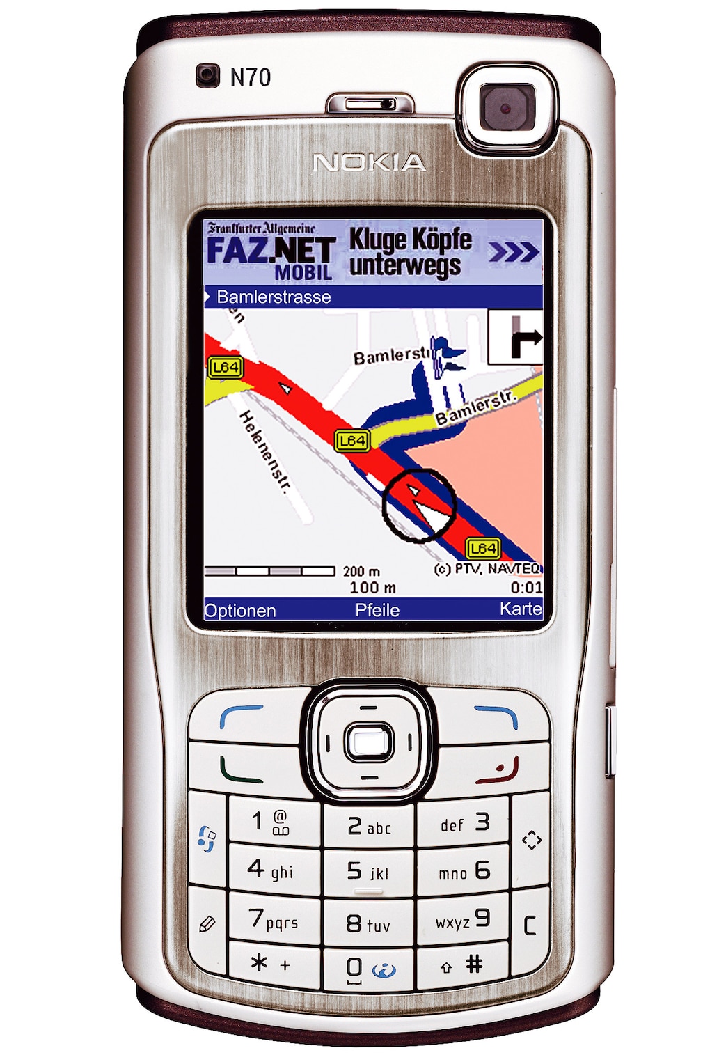 Nokia N70 Handynavi
