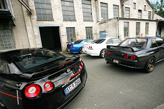 Gestern & Heute - 4 Generationen Nissan GT-R