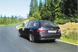 AUTOMOBIL TESTS-Härtetest BMW 5er