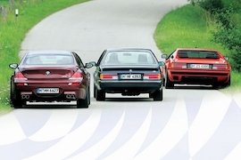 BMW M1 gegen M 635 CSi und M6