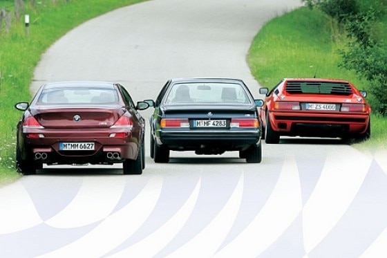 BMW M1 gegen M 635 CSi und M6