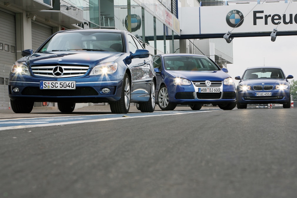 Mercedes-Benz CLC 350 VW Golf R32 BMW 130i