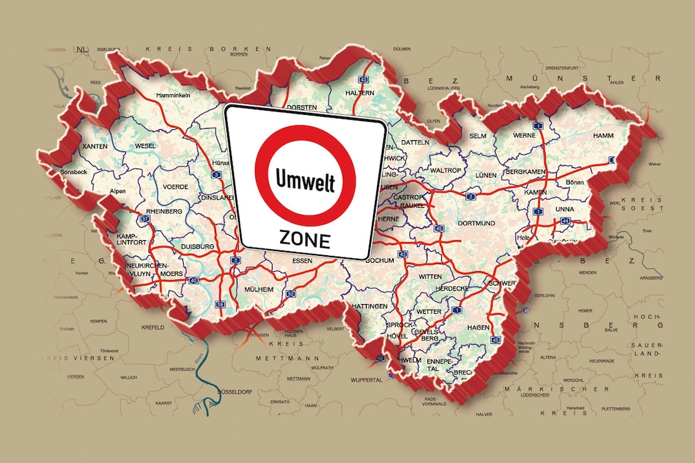 Umweltzonen Ruhrgebiet