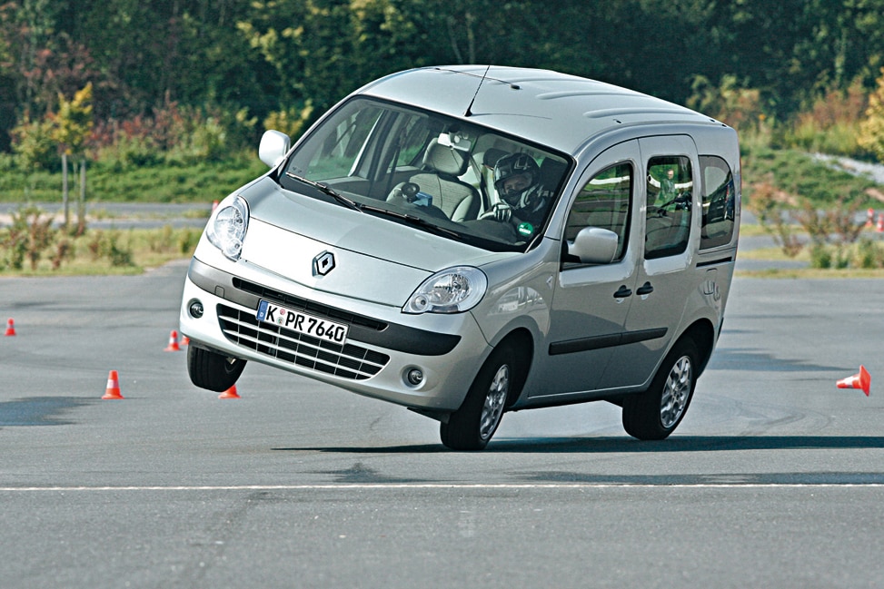 Renault Kangoo im ADAC-Elchtest