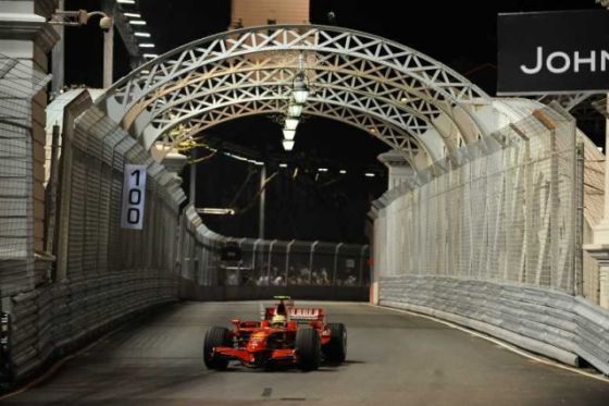 Formel 1, GP von Singapur 2008, Felipe Massa, Ferrari