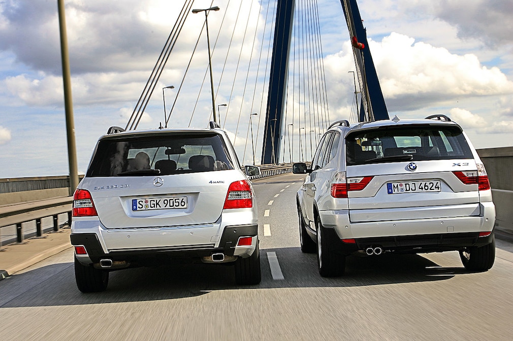 BMW X3 xDrive 30d Mercedes-Benz GLK 320 CDI