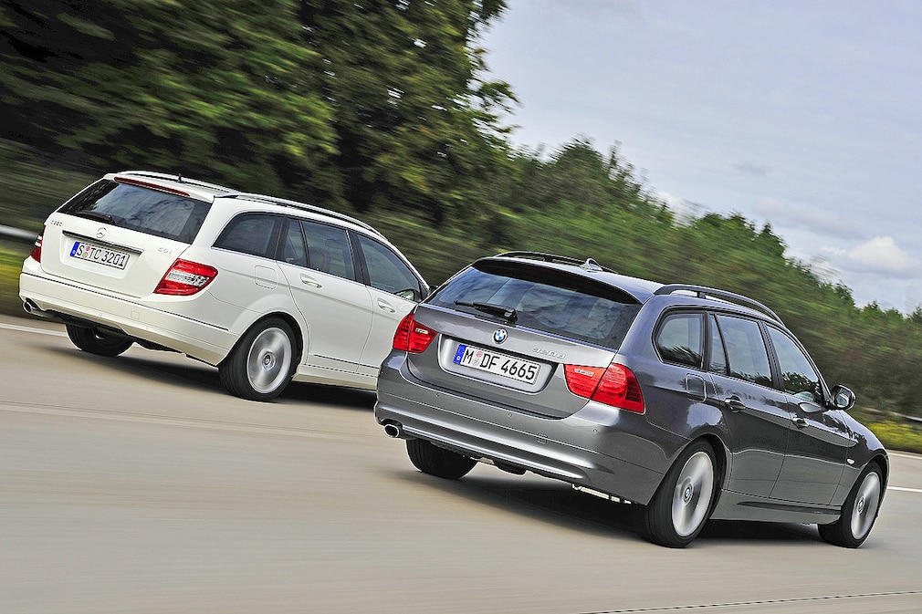 Mercedes-Benz C 220 CDI T-Modell BMW 320d Touring