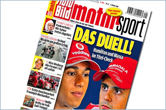 AUTO BILD MOTORSPORT 21-2008, Formel 1, DTM, MotoGP, Rallye und Breitensport