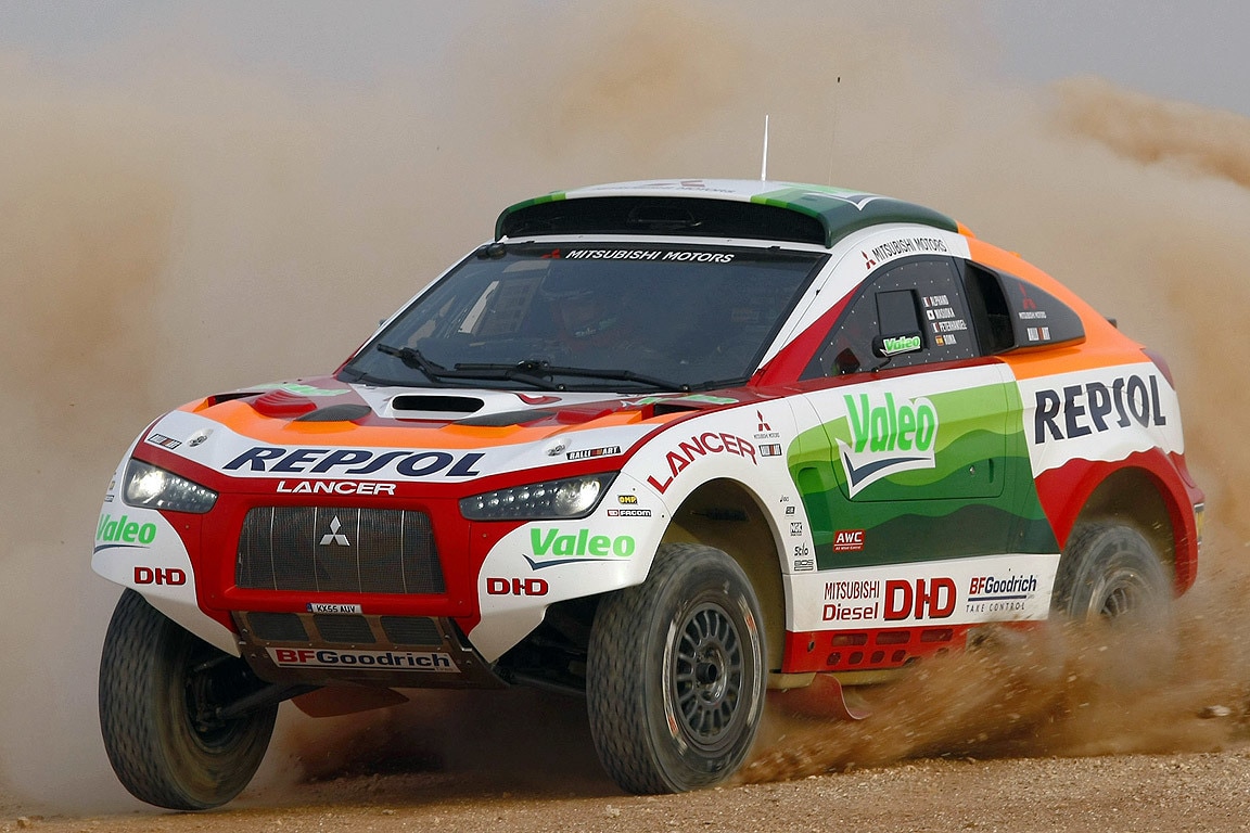 Mitsubishi Racing Lancer Repsol #300 - Rallye Dakar 2009 - Échelle 1/43 - Vitesse