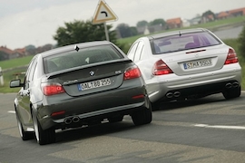 Alpina B5 gegen Mercedes-Benz E 55 AMG