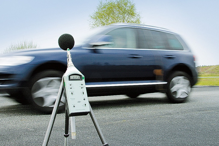 Vorbeifahrgeräusch Winterreifentest 255/55 R 18