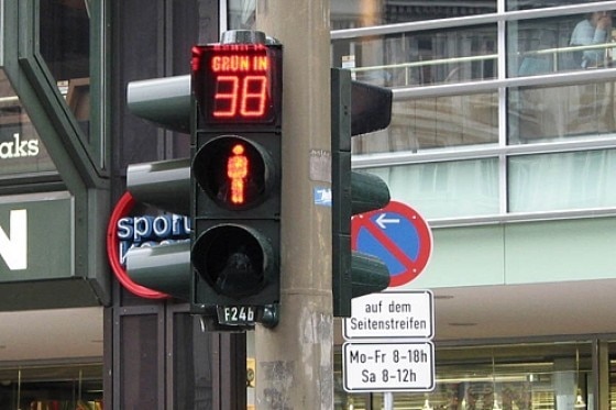 Erste Countdown-Ampel in Hamburg