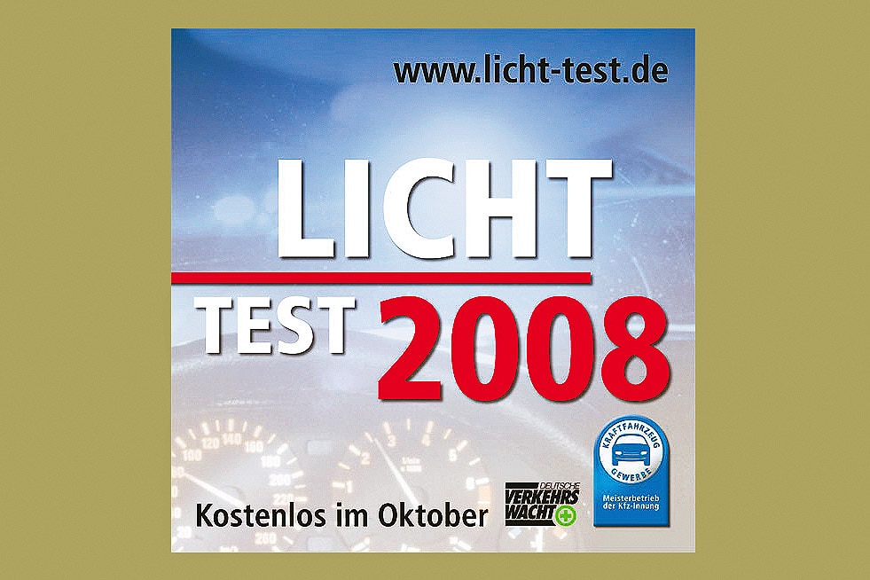 Plakat Lichttest