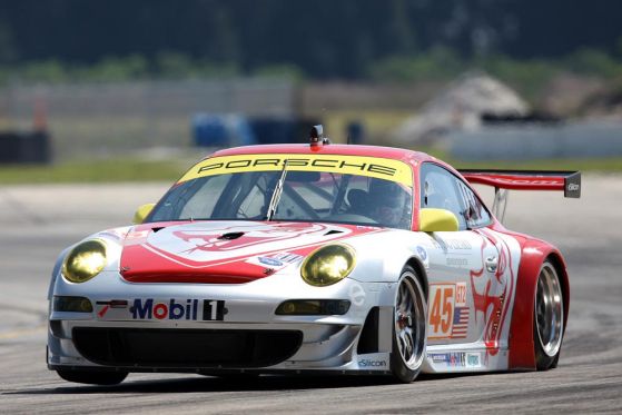 ALMS 2008 Laguna Seca, Porsche 911 GT3, Bergmeister/Heinzler