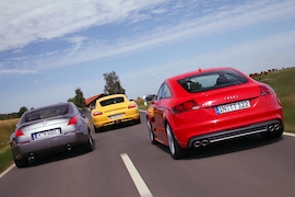 Audi TTS Nissan 350Z Porsche Cayman