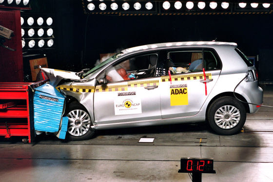 Crashtest VW Golf VI